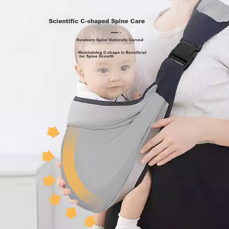 9I9 Baby Carrier, Front And Cross-Carrier Dual-Use, Outdoor Use for Infants, Newborn Baby Carrying Aid, Multifunctional All-Season A75