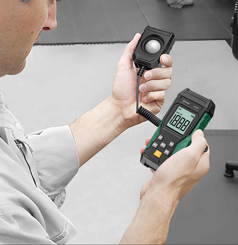 SATA Illuminance Meter Split-Type Photometer Digital High-Precision Lumen Tester Brightness Meter Photometer D05016 14