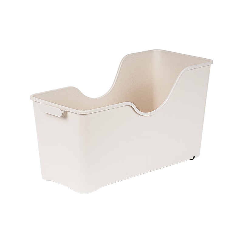 JD Original White Square Cabinet Pull-Out Storage Basket, Pot Organizer, Narrow Gap Sorting Box with Wheels, Set of 3