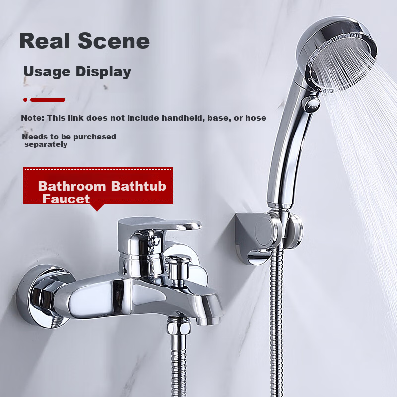 Larsd Shower Mixing Valve, Copper Body Bathroom Hot And Cold Three-Way Shower Switch, Shower Bathtub Mixing Faucet LD5204
