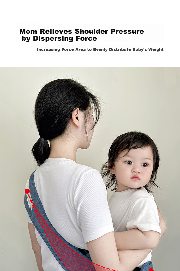 FENYE Baby Carrier, Hands-Free Baby Backpack for Outdoor Use, Front-Carrying Infant Carrier, Children's Outdoor Accessory, Gray 7