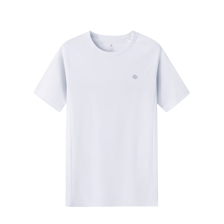 JD Original Summer Men's Running Series Sports Short-Sleeve T-Shirt, Sweat-Wicking Breathable Fitness Gift for Men, White
