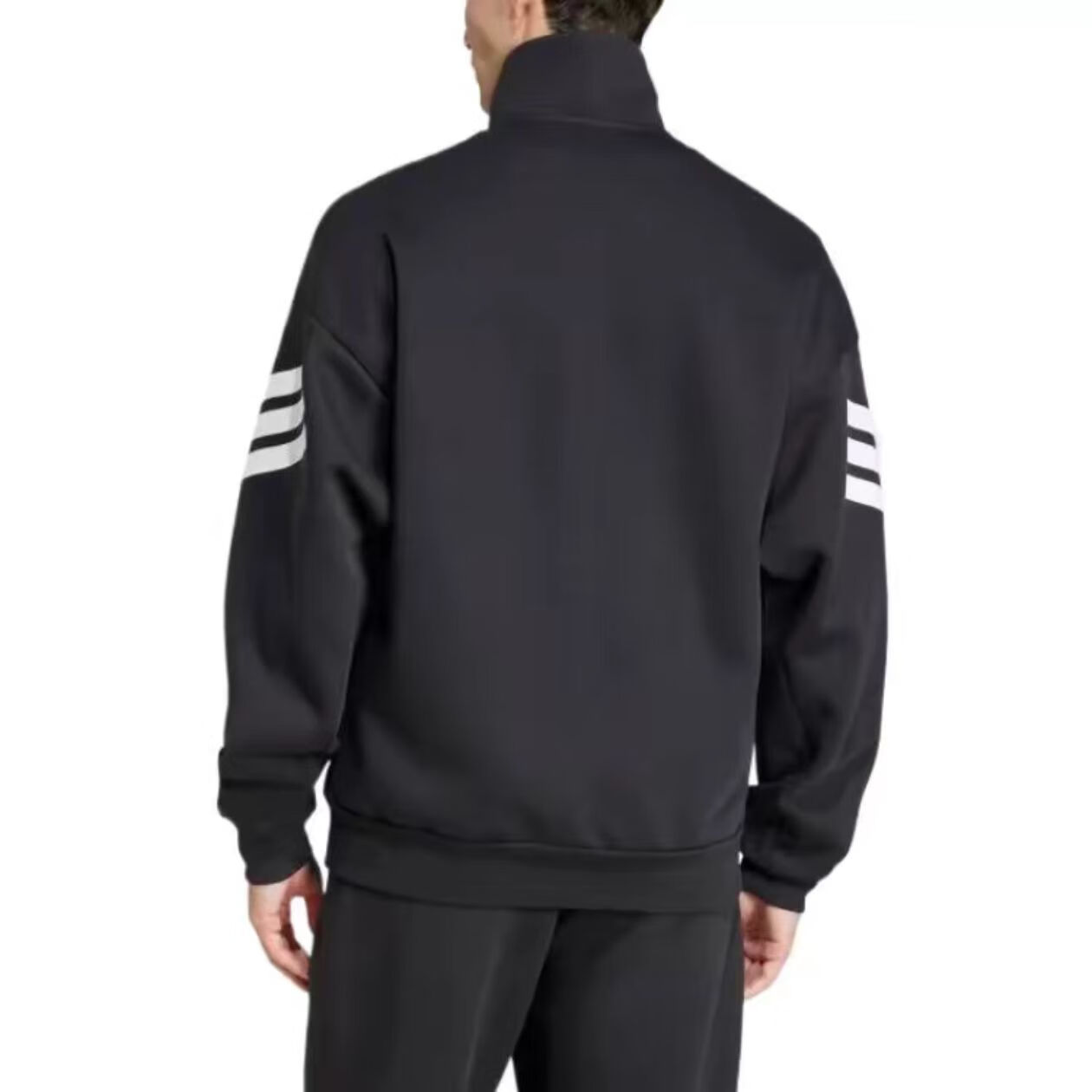 Adidas Spring Men's Sportswear, Three-Striped Versatile Stand-Collar Casual Jacket JD4885 Size L 3
