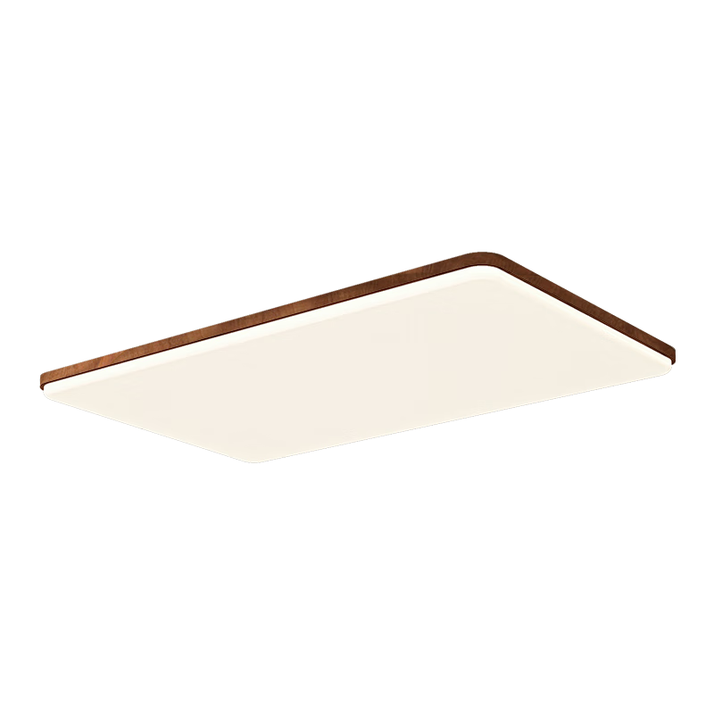 ARROW Original Pure Light Source Wooden Style Ceiling Light Walnut Eye Protection Vintage Living Room Lamp with Installation