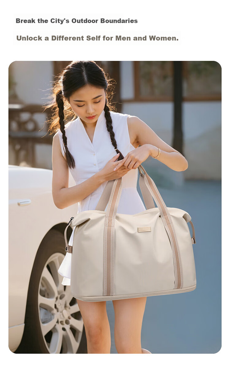 GOLF Travel Bag, Large Capacity Luggage Bag for Men And Women, Dry-Wet Separation Fitness Sports Bag, Business Trip Handbag with Expandable Capacity 7