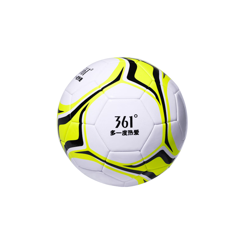 361° Soccer Ball Size 5 for Adults, Children, Middle School Exams, Standard Competition Training, Youth Indoor And Outdoor Football Yellow And Black