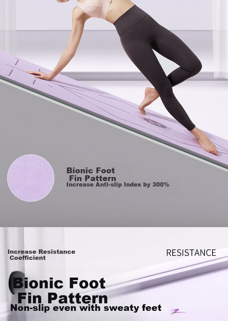 XUEXIMAN Yoga Mat, Fitness Mat, Home Mat, Floor Mat for Women, Extra Thick, Non-Slip, Quiet, Soundproof, Professional Yoga Thick Mat 5
