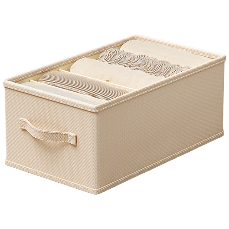 JiaDu Clothes and Pants Storage Box Divider Wardrobe Organizer Underwear Jeans Layered Storage Container Organizer Box