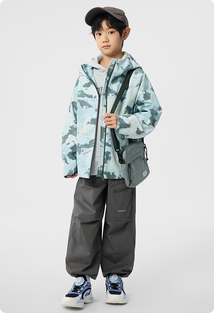 Balabala Boys' Softshell Jacket Kids' Camouflage Spring 2025 Outerwear [Mall Edition] 202125105114 3