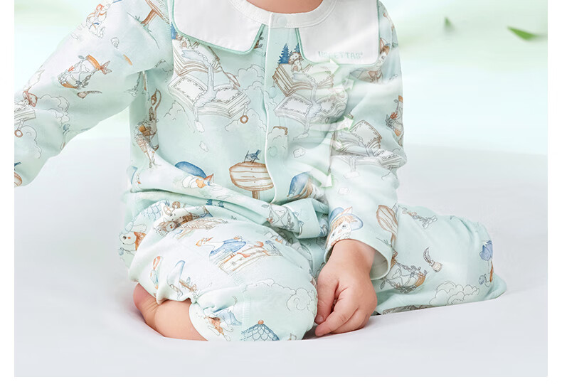 Beitaisi Baby Clothes Spring And Autumn Style, Unisex Infant Romper for Going Out, Class A Breathable Newborn Onesie 8