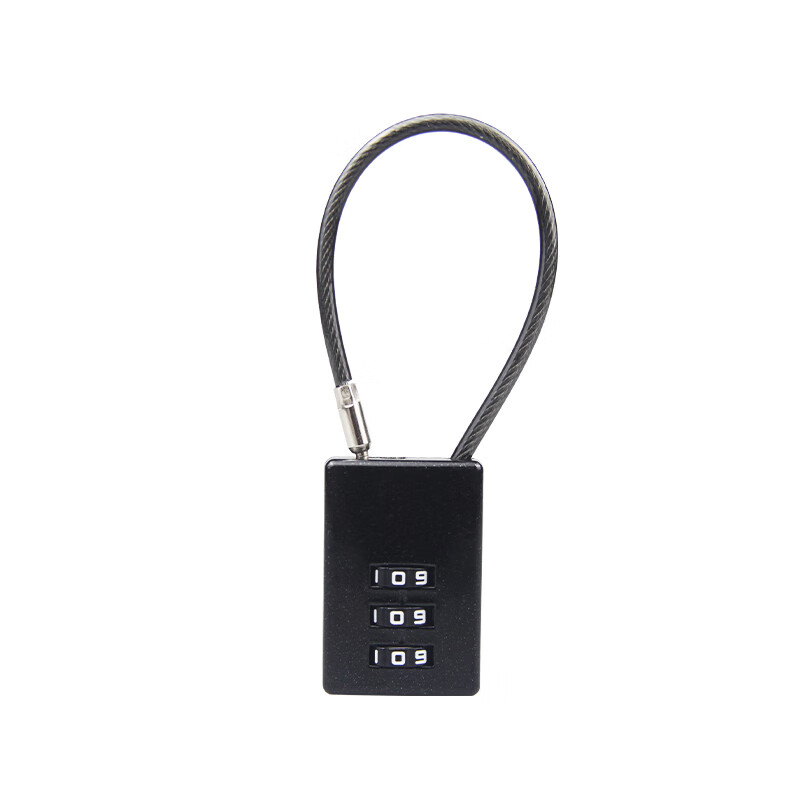 RESET Helmet Lock Password Lock Padlock Luggage Backpack Lock Trolley Case Password Padlock Steel Cable Lock Thickened 50CM