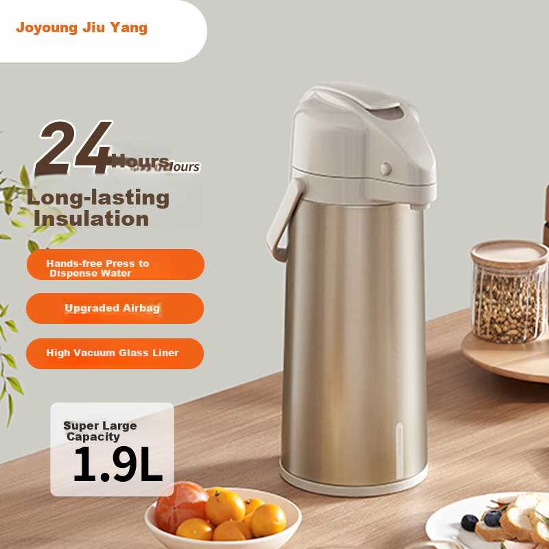 Joyoung Pressure Insulated Thermos 1.9L Large Capacity Vacuum Flask Pressure Cooker Household Hot Water Bottle Thermos