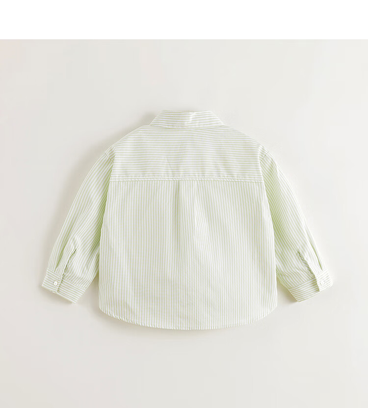 MARC&JANIE Girls' Fashion Casual Striped Shirt, Children's Pure Cotton Blouse, Spring 2025 Collection, 250178 6
