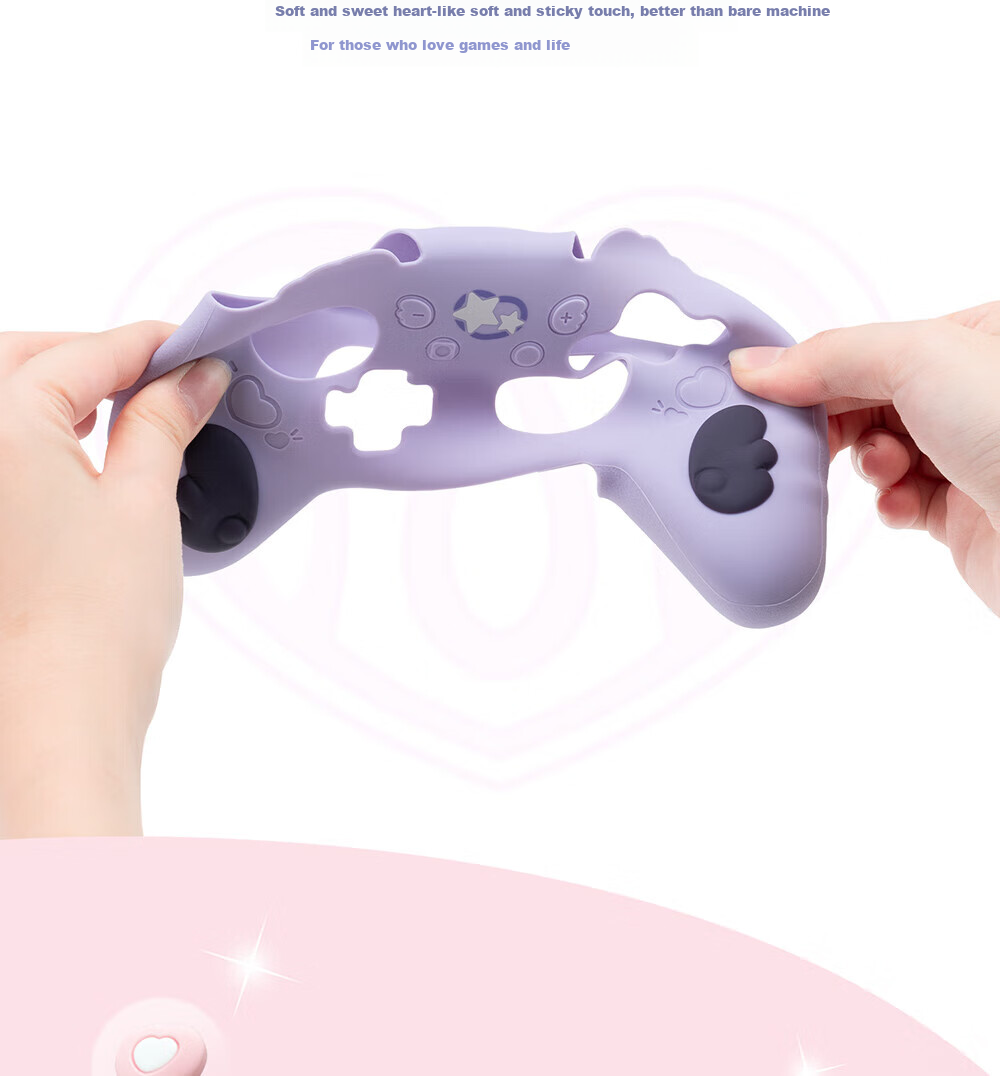 Jixiang PS5 Controller Case, Star Wars Controller Protective Cover - Dark Edition, Game Controller Silicone Case, Cute Cartoon Design for Girls, Full Coverage, Soft Shockproof, Waterproof, Dustproof Controller Case 7
