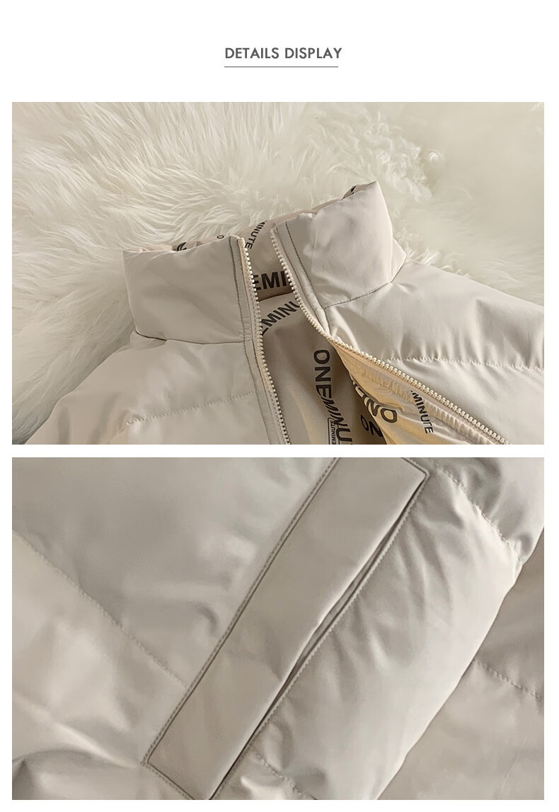 NASA MARVEL Cotton Jacket Men's Winter Coat Thickened Warm Bread Service Double-sided Wear Couple Casual Cotton Jacket 7