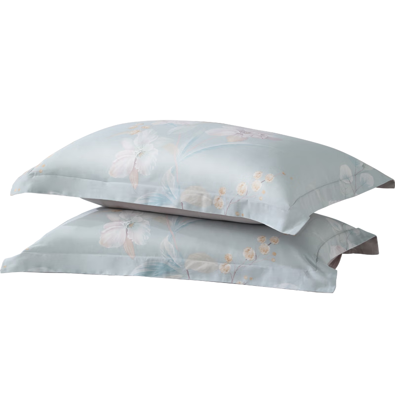 Bailisi Pillowcases, 60 Pieces, 100% Pure Cotton Sateen, Cotton Pillow Covers, Single Piece, All-Cotton Pillowcase, One Pair, 48x74cm