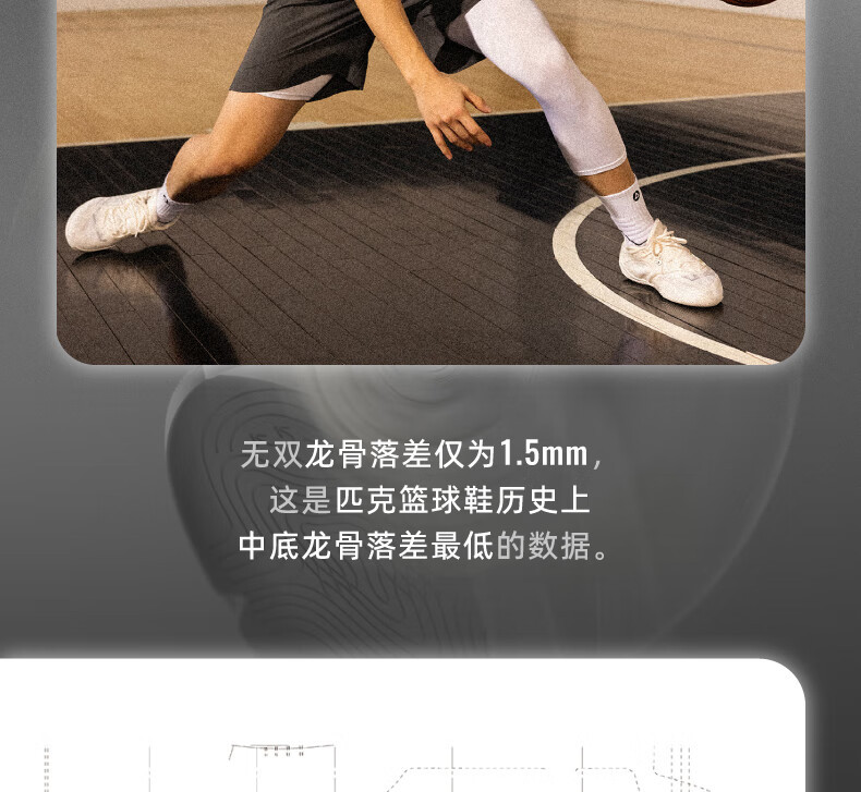 Peak Taiji Wushuang Summer Men's Breathable Cushioning Basketball Shoes Badminton Sports Shoes DA521001 6