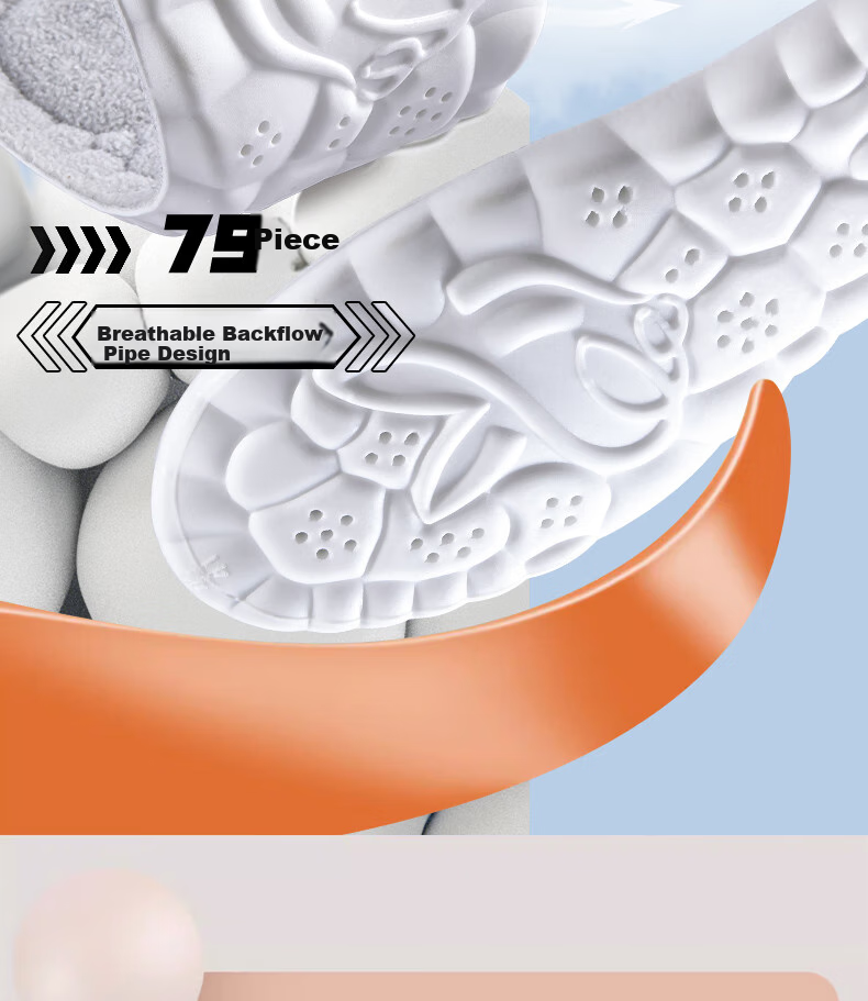 Warrior Warm Fleece-Lined Sports Insoles for Men And Women, Winter Cotton Cold Protection R16036 Gray 45-46 14