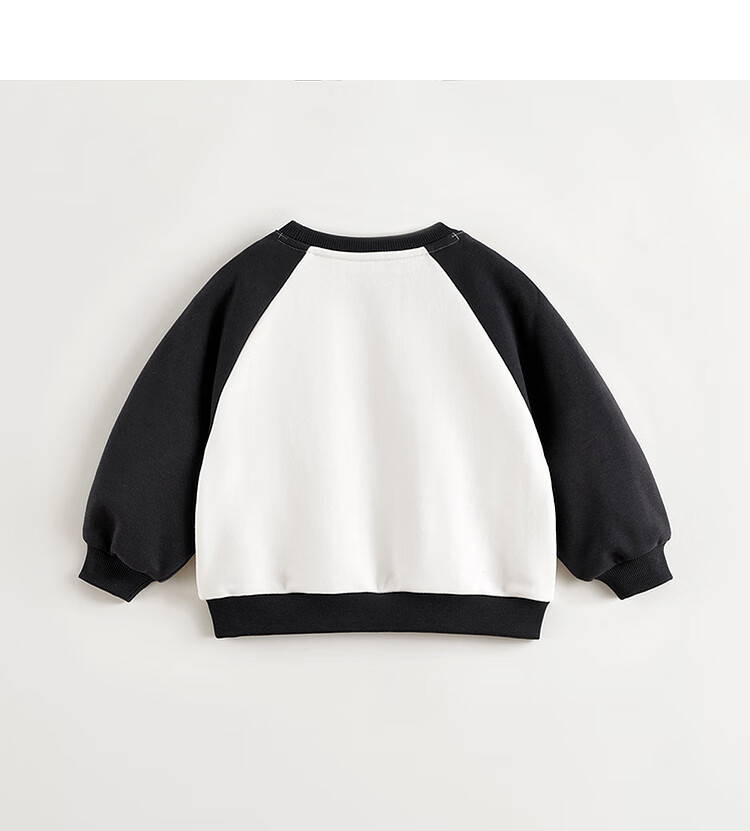 MARC&JANIE Girls' Playful Bow Contrast Color Sweatshirt, Baby Loose Top, Spring 2025 Collection, 250215 5