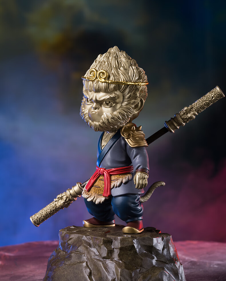 Master Tong "Wukong the Peerless Hero (Cute Version)" New Monkey King Copper Figurine Valentine's Day Gift 16