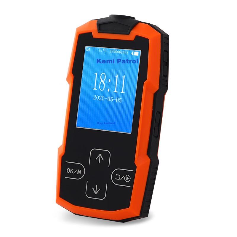 Kemi (Comet) CX13 4G Version Real-Time Upload Patrol Machine, Illuminated Patrol Wand, Security Patrol System, with Display Screen And Voice Announcements