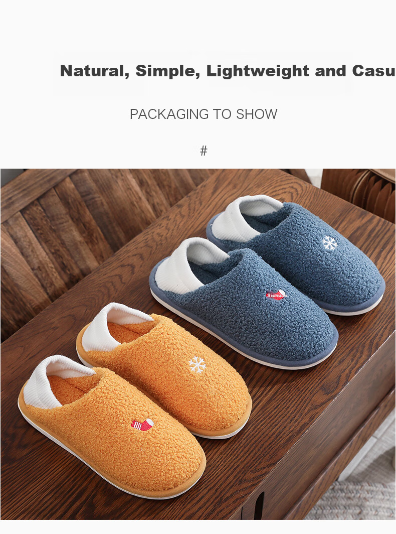 GUOLUOFEI Women's Slippers with Heel, Indoor Home Couple's All-Season Floor Slippers, Two-Way Wear, Postpartum Shoes, Gray, Size 41-42 7