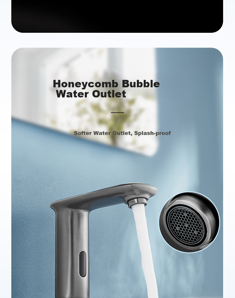 Interhasa! C2095 Hot And Cold Automatic Sensor Faucet, Brass Bathroom Tap, Smart Sink And Washbasin Sensor 6