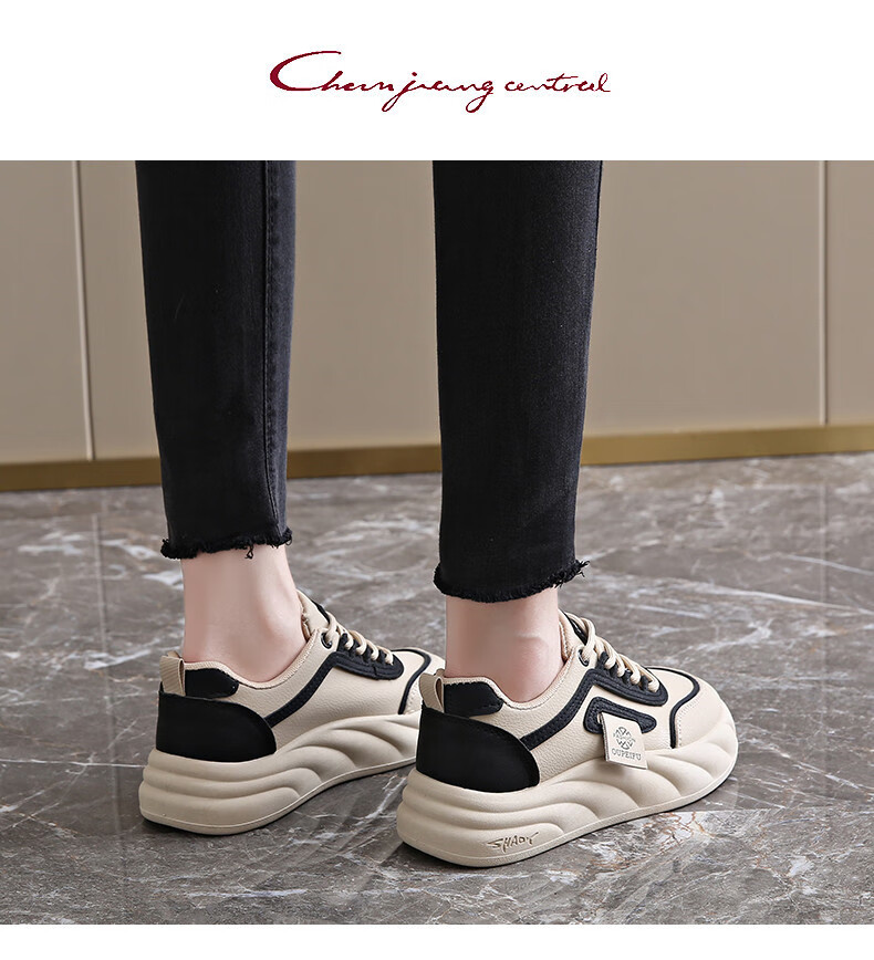 CARTELO Women's Casual Shoes, Leather Upper Sneakers, Flat Bread Shoes, Skateboard Shoes for Women, 1579 Black, Size 35 6