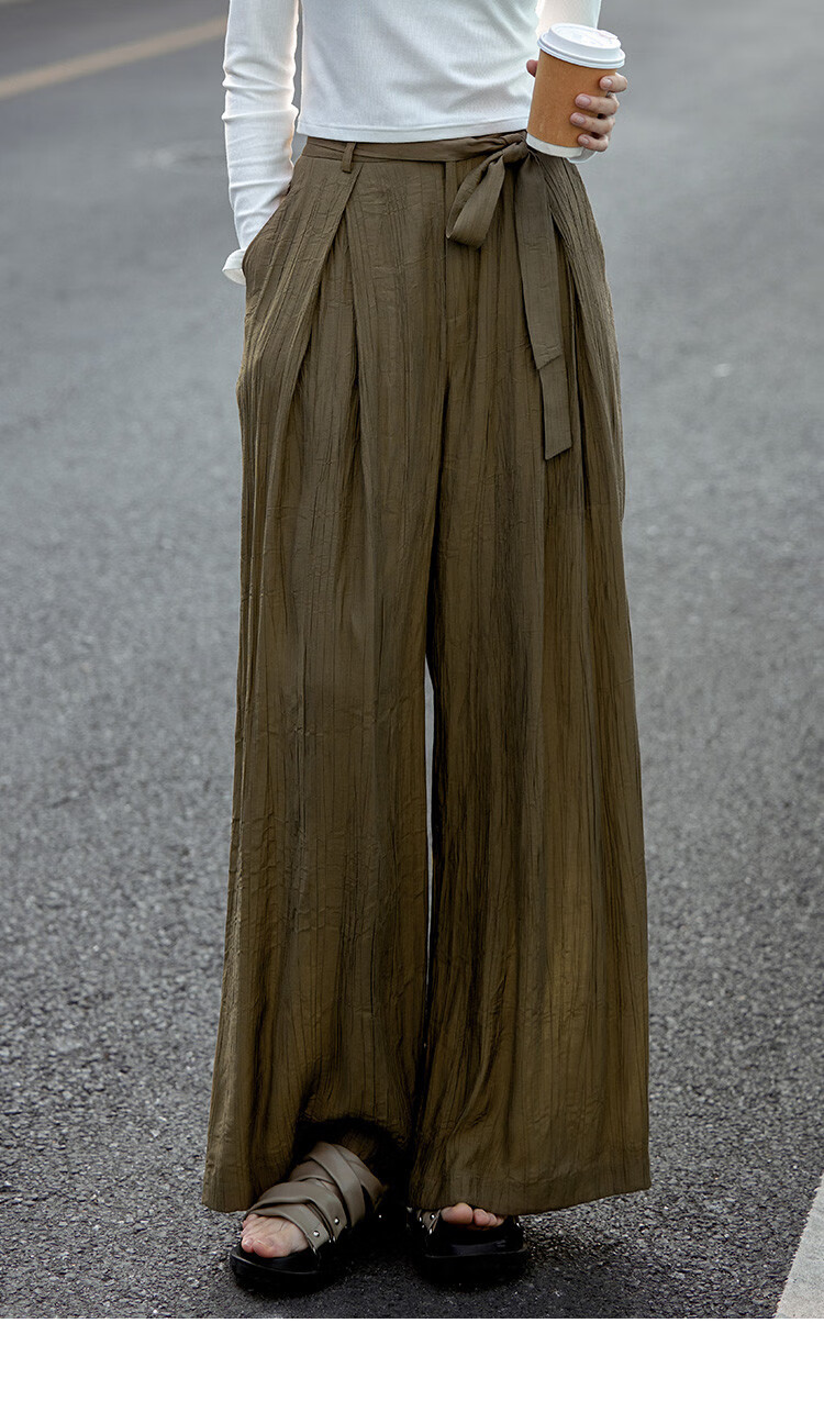 Dme [Lazily Casual Pants] Autumn Style, Relaxed Fit, Textured Design, Versatile Casual Pants for Wome 27