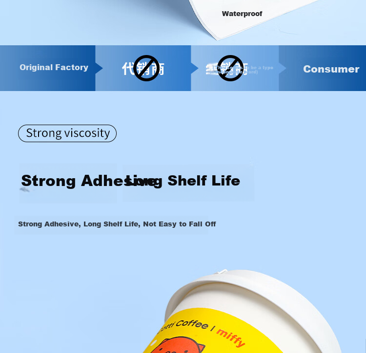 Surada 50x40mmx1000 Five-Protection Thermal Label Paper, Five-Protection Thermal Paper, Five-Protection Thermal Label Paper, Five-Protection Label Printing Paper, Express Delivery Food Label Sticker BQ-0196 3