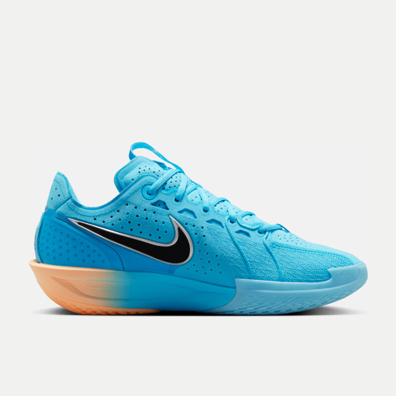 NIKE Men's Basketball Shoes BB-GT CUT Low-Top Sneakers DV2918-404, Inferno Blue, Size 40 3