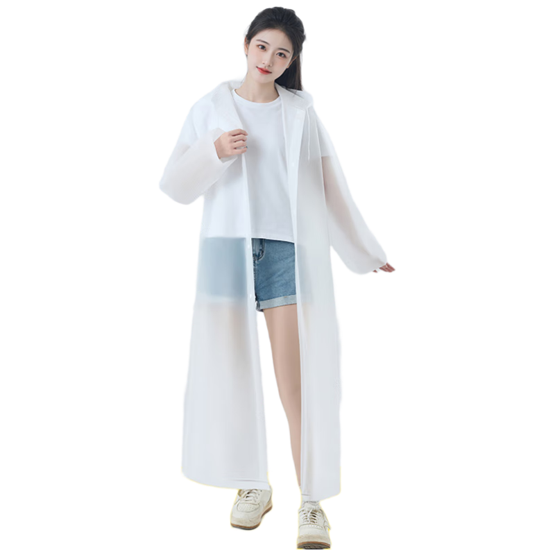 ENGMARSS Disposable Pocket Raincoat for Adults, Thickened And Extended Large Size, Portable for Parades And Hiking, Outdoor Rain Poncho, One Size Fits All, Pack of 7