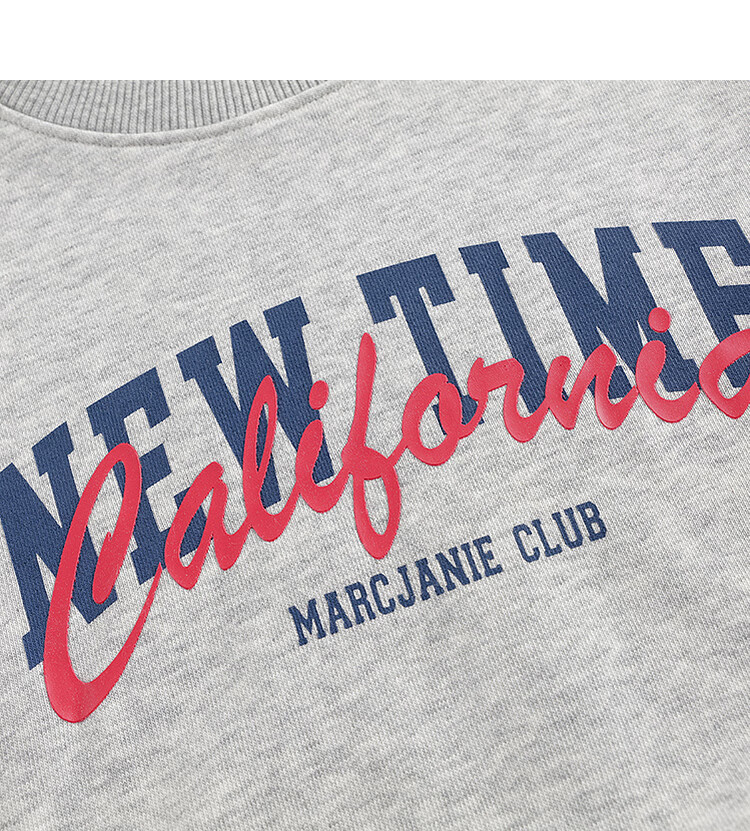 MARC&JANIE Boys' American Casual Sports Set, Baby Sweatshirt Set, Spring 2025 Collection, 550305 6