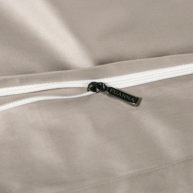 FUANNA High-End Bedding Set, Four Pieces, 120s Double-Ply Long-Staple Cotton Sateen Bed Sheet Set, 230*229cm