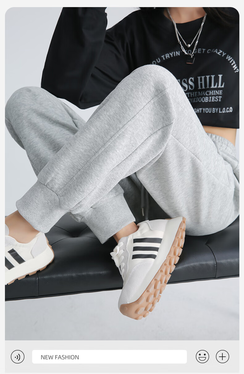 MJ STYLE Women's Joggers Pants for Spring And Autumn 2026, New Style for Petite Women, Versatile Outdoor Casual Sports Windproof Trousers 12