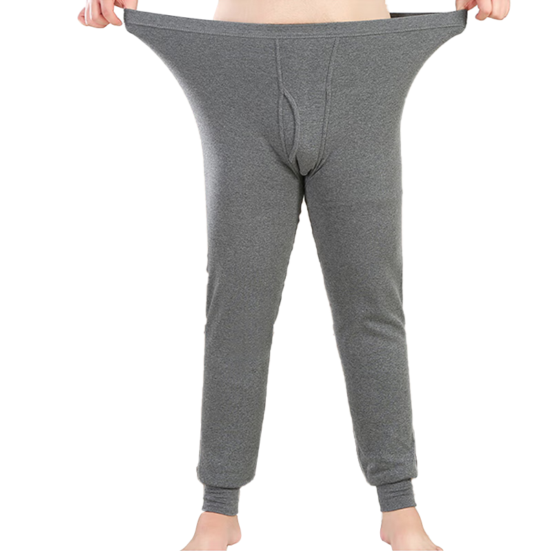 LangSha Men's Thermal Underwear, Large Size, 100% Pure Cotton, Antibacterial And Anti-Mite, Comfortable And Warm Cotton Pants for Me