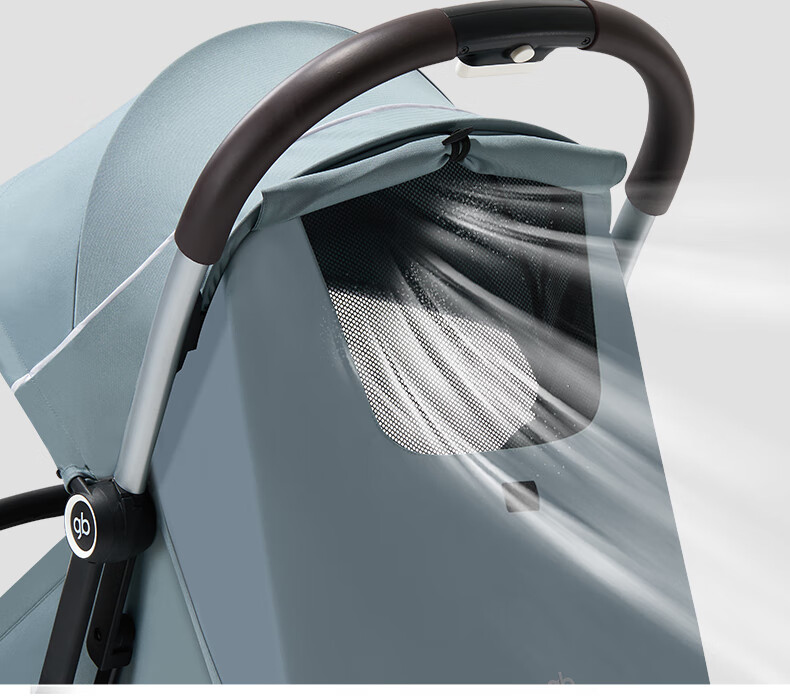 Gb Stroller, Lightweight, Can Sit And Lie Down, Portable, Wide, Baby Pushchair, Kunpeng D1801, Elegant Gray 28