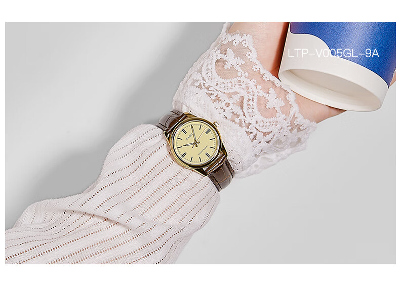 CASIO Watch, Simple Analog Steel Strap Small Dial Quartz Women's Watch [Valentine's Day Gift], LTP-V005GL 16