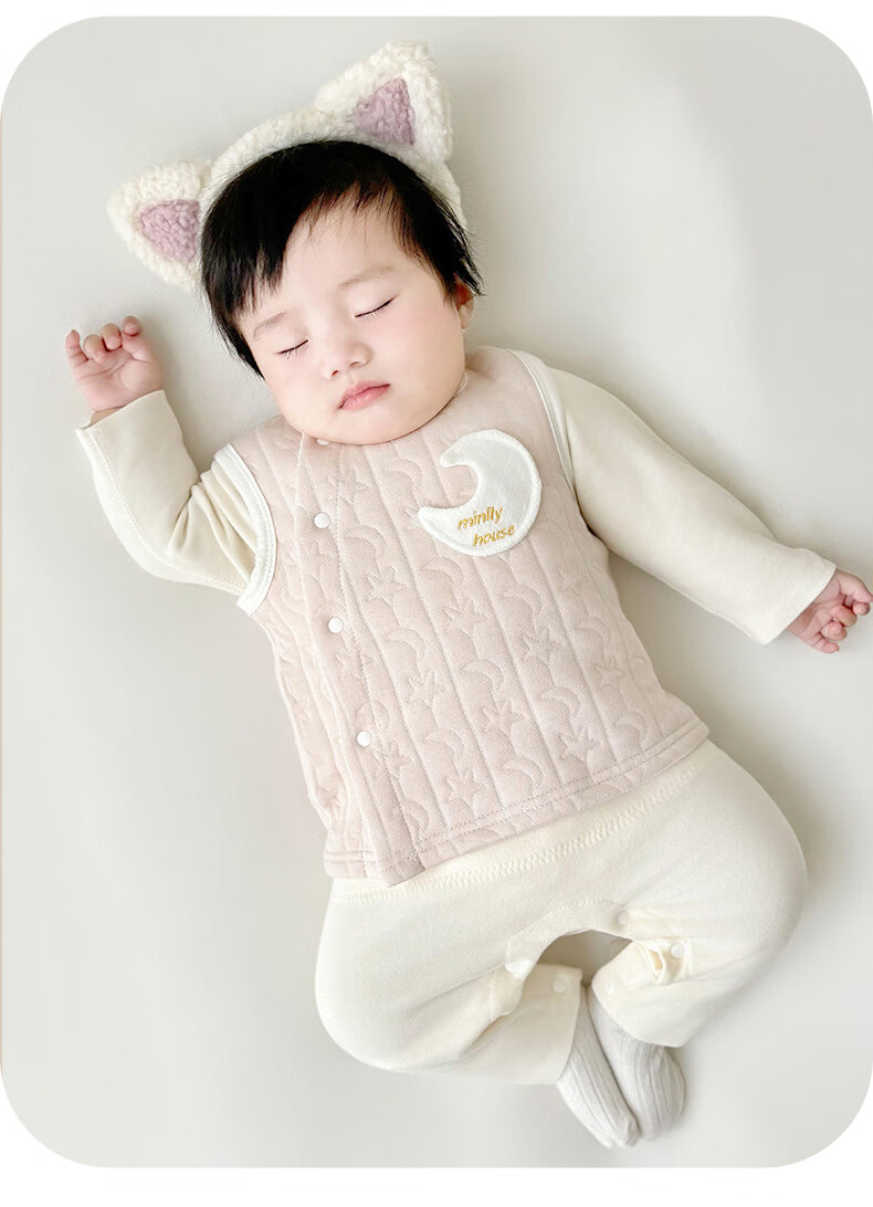 Youqi Baby Vest Spring Autumn Winter Outerwear Warm Cotton Boys Toddler Quilted Newborn Sleeveless Jacket 4
