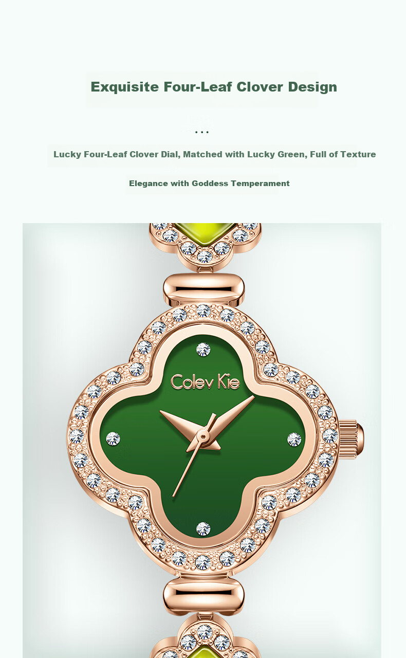 Colevkie Four-Leaf Clover Women's Watch, New Brand Ladies' Watch, Top Ten Light Luxury Niche High-End Birthday Gift 7