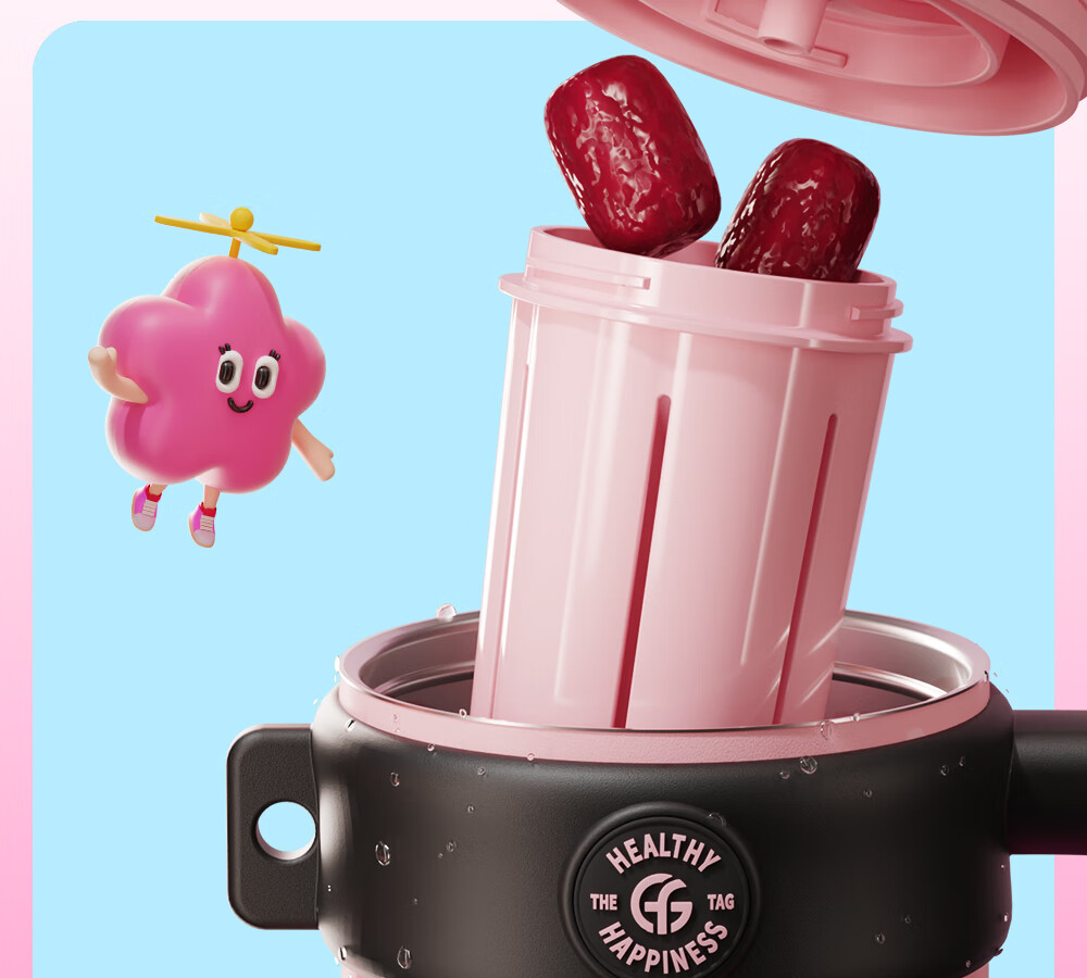 Fuguang Giant Straw Insulated Ice Water Bottle Large Capacity Female Student High-Value 316L Stainless Steel Tea Cup 4