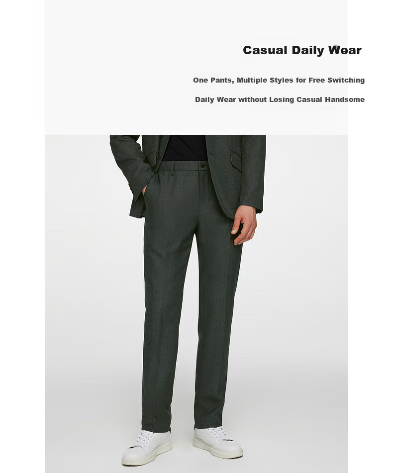 G2000 Men's Anti-Static Classic Easy-Care Versatile All-Season Formal Dress Pants New 3