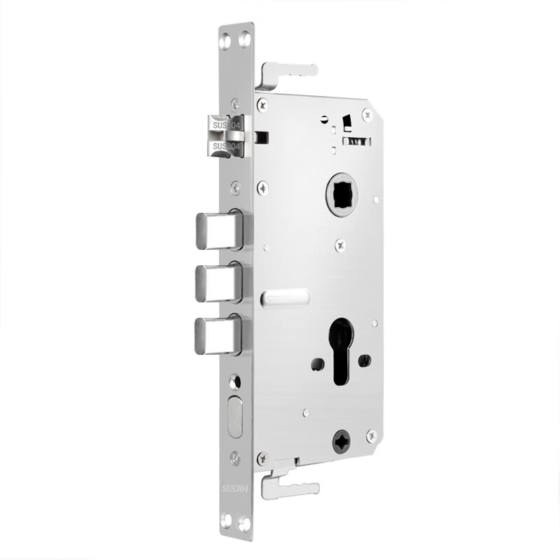 Aoben Anti-Theft Door Lock, Entrance Door Handle 015 Red + 24*240 Lock Body, Quick Lift Lock (Without Lock Cylinder), Installation Guide
