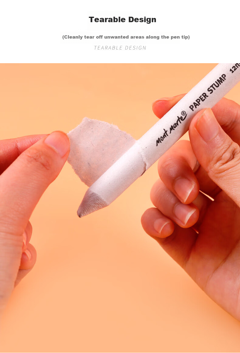 [Lowest Price Online] Mont Marte Sketching Blade Art Student Highlight Detail Shadow Blending Eraser Scraper Sketch Sponge Pen Replacement Head Eraser Blending Cotton MPN0228CN Sketching Markers Drawing 9