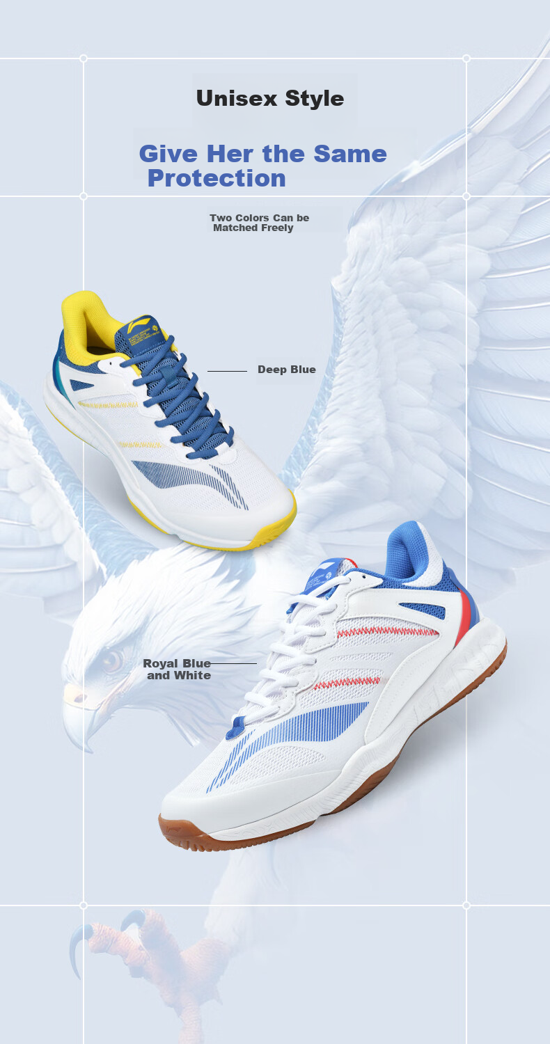 Li-Ning Badminton Shoes, Haedongqing Model for Men And Women, Professional Competition Training Sports Shoes, Shock-Absorbing, Comfortable, Wear-Resistant 15