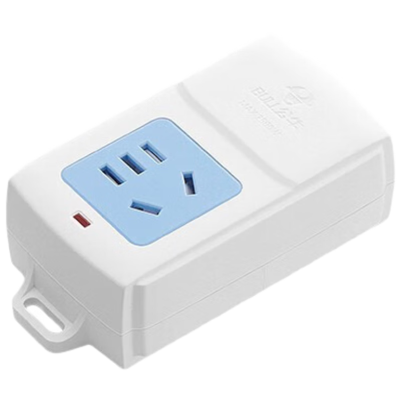 BULL Socket without Cord, Wireless Power Strip, Self-Wiring Semi-Finished Product, Extension Cord Box Assembly Engineering, 1 Outlet with Two Or Three Sockets, Multi-Hole 10A Power Supply without Switch GN-A01