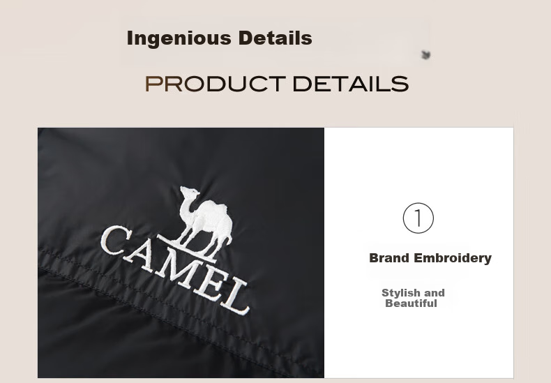 CAMEL Flame Mountain down Jacket 2.0 Wang Junkai Edition [Wang Zhe Kai Armor] Men's Thickened Warm Coat for Winter 24