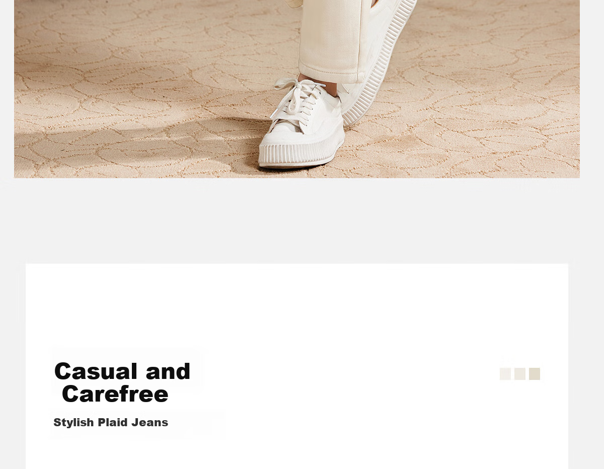 PinCai Women's Jeans, Spring And Autumn White High-Waisted Slimming Heightening Versatile Casual Trousers P143N1010 10