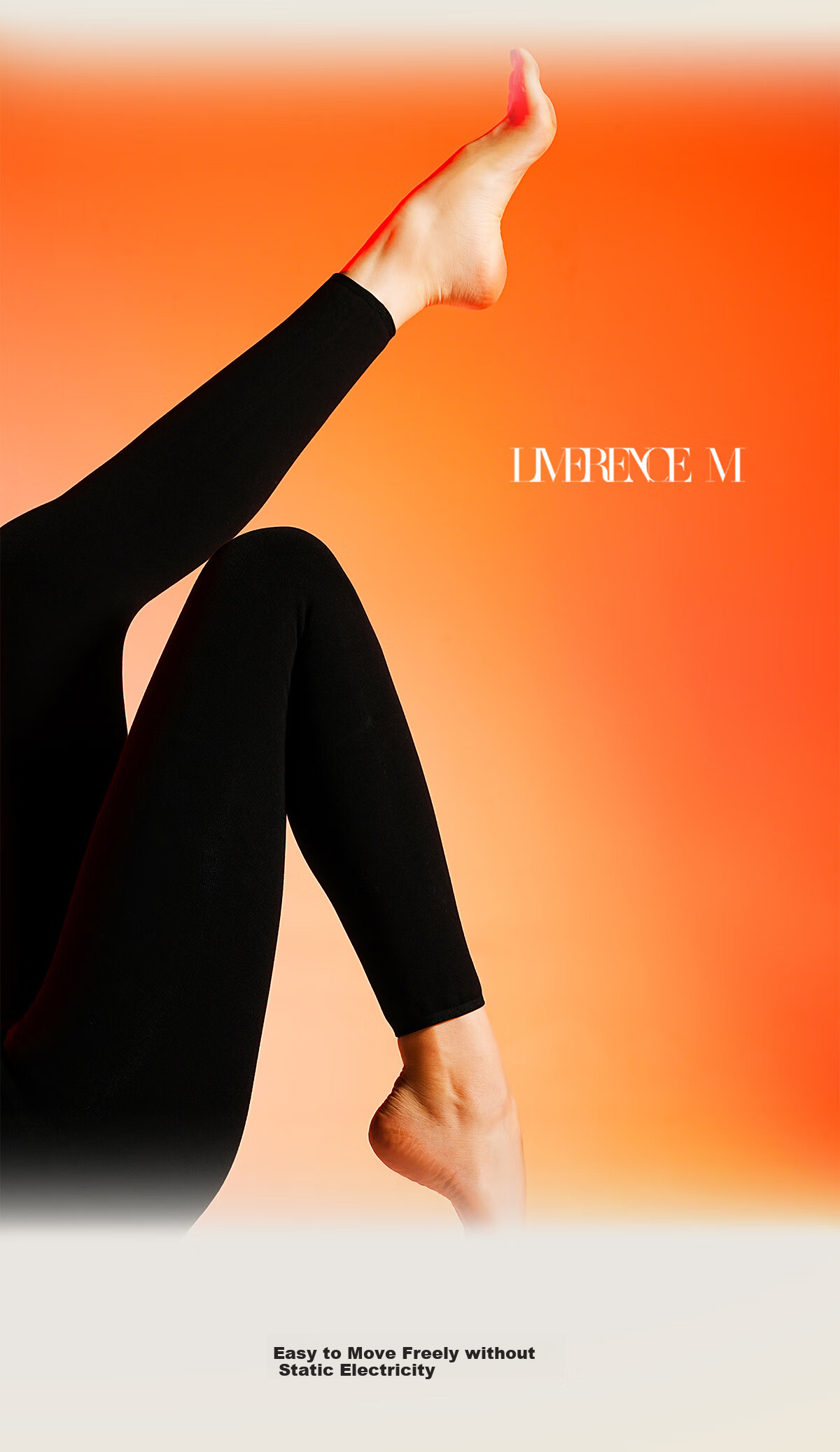 Limerence M Heated Socks Autumn Winter Warm Fleece Thickened Tights Leggings Men's Full-Length Pants Size L 5