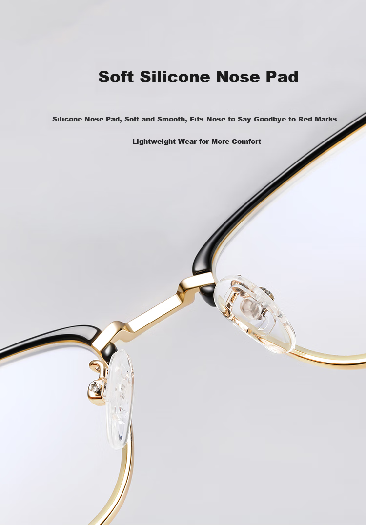 Mr. PuTian Reading Glasses for Men And Women, Bifocal Anti-Blue Light Presbyopic Glasses for Elderly, Gold And Black, 200 Degrees (55 Years - 59 Years) 6